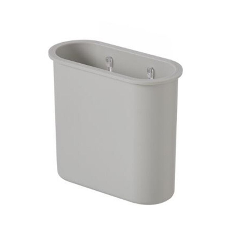 Simpelt nordisk badeværelset uden spor vægmonteret opbevaringsboks tilbehør til badeværelsesstativ: Grå