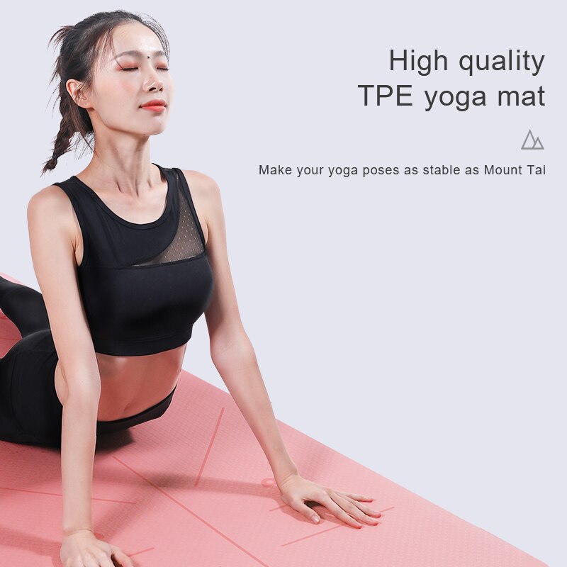 Yoga Mats Widened Thickened Thickness Non-slip 1830*610*6mm Pilates Home Exercises Gym Sports Extra Mat Tasteless Fitness Pad