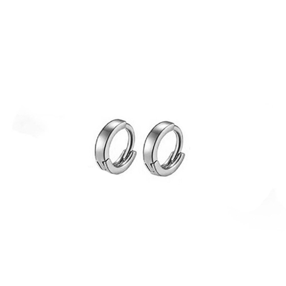 Leaf Shape Hoop Earrings Rhinestone Gold Color Surround Small Hoop Earrings Mini Slim Circle Earring Jewelry: 6