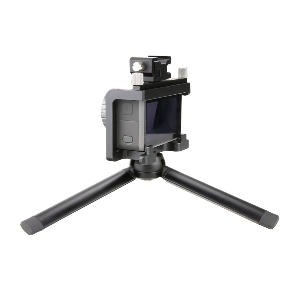 Metalen Konijn Kooi Shell Case Cover Vlog Aluminium Beschermende Frame Behuizing Accessoires Voor DJI Osmo Actie Camera