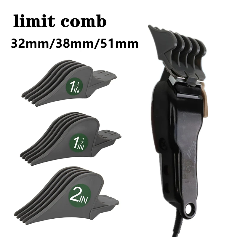 Pettine a limite grande 32mm 38mm 51mm per protezioni per tagliacapelli Wahl Barbiere Guida al taglio Pettini Accessorio per tosatrici elettriche Y0504