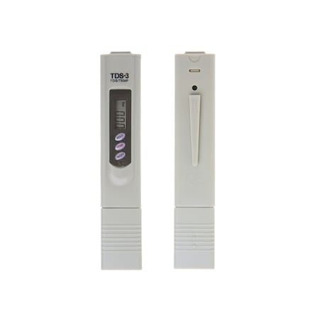 Meter thermometer water measuring device + battery + case -measuring water measuring-tap water toilet