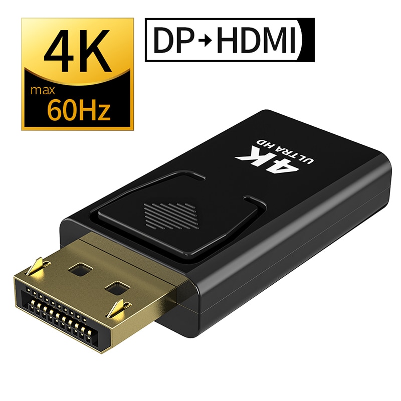 MOSHOU Displyport naar HDMI Adapter Vrouw naar Man max 4K 60Hz DP naar HDMI Converter 2K Video audio Connector Plug voor HDTV PC