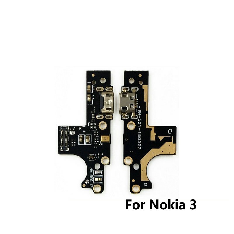 Carte de prise usb pour chargeur nokia 2 2.1 3 3.1 plus 5 5.1 6 6.1 7 7.1 plus 8, pièces de rechange pour module de port usb de charge: Pour nokia 3