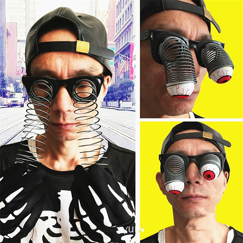 Novely Eyes Glasses Toy Pop Out Eye Eyeball Gags Toys Funny Horror Terror Scary Party Prank Joke Toys