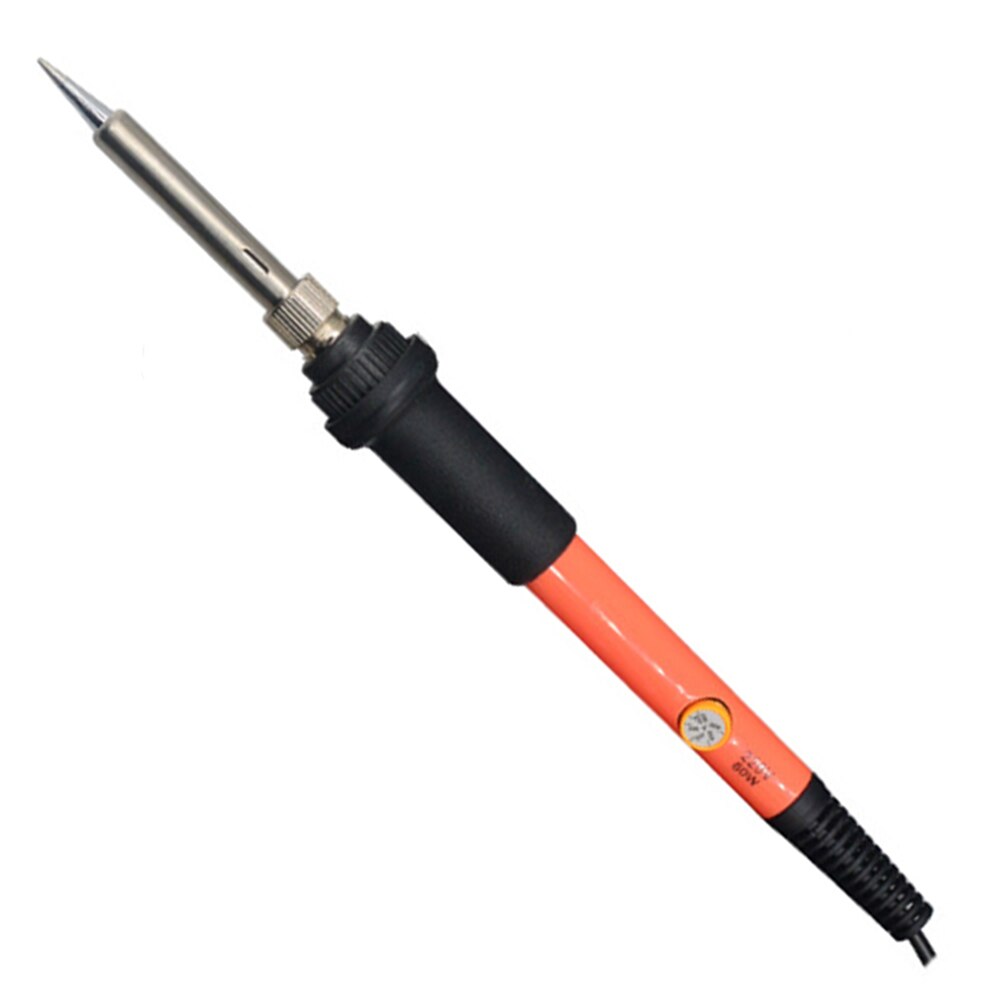 Internal Heat Temperature Adjustable Electric Soldering Iron 60W Welding Solder Rework Repair Tools Evenly Heated Fast Heating: Orange / US