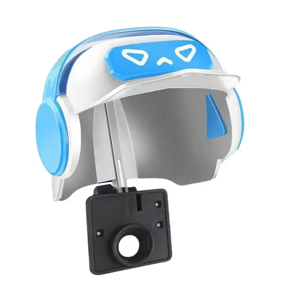 Dessin animé petit casque cavalier moto support pour téléphone portable et vélo électrique Navigation support pour téléphone pare-soleil étanche