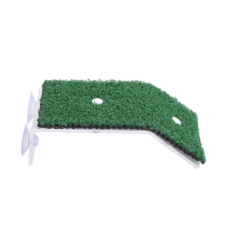 Tortoise Terrace Artificial Green Lawn Turtle Climbing Terrace for Aquatic Pet: small