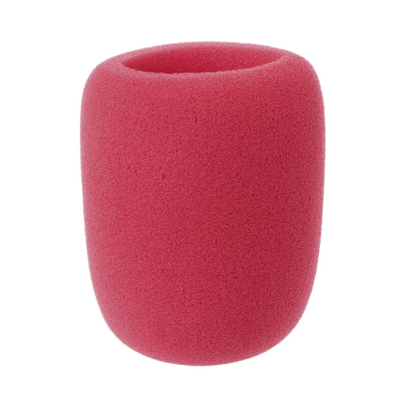 Soft Thicken Microphone Foam Mic Cover Sponge Cap Studio Protective Grill Shield: 4NB600075-R