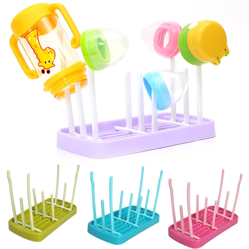 Bottle Dry Rack Baby Bottle Drain Drying Racks Blu... – Grandado