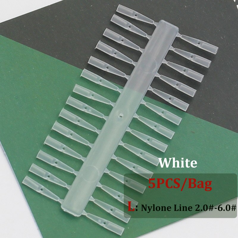 5Set = 140 Stuks Karpervissen Accessoires Quick Stopt Aas Stoppers Haar Rigs Pop Up Boilies Pellet Stoper Karper vissen Methode Feeder: 5PCS-White-L