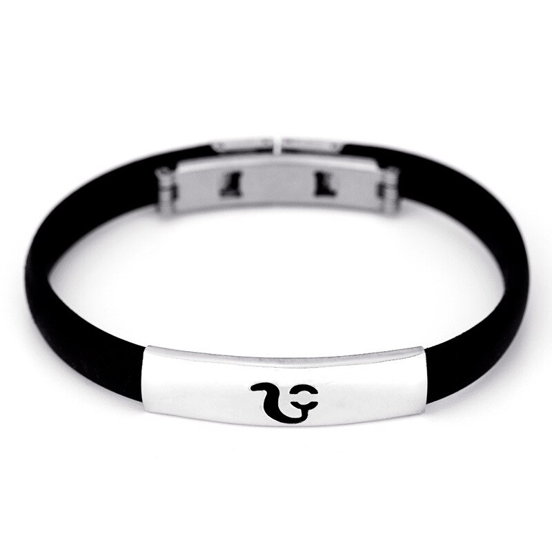 Regalo di compleanno Semplice Segni Dello Zodiaco Ariete Leo Braccialetto Costellazioni Fascino Degli Uomini Dei Braccialetti Virgo Pesci Del Pendente Donne Dropshiping: Leo