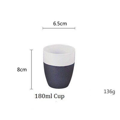 Keramisk tallerken i japansk stil nudelskål hjemme spise bolle vannkopp flat tallerken suppe grunt suppe middagstallerken servise: 180 ml kopper