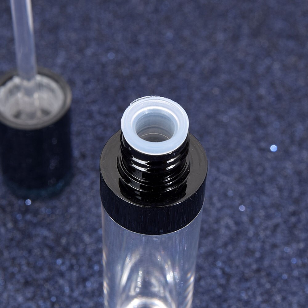 1 stuks abs lipgloss tube lege plastic ronde lippenbalsem tubes transparante fles kleine lippenstift samples diy cosmetische tools 8ml