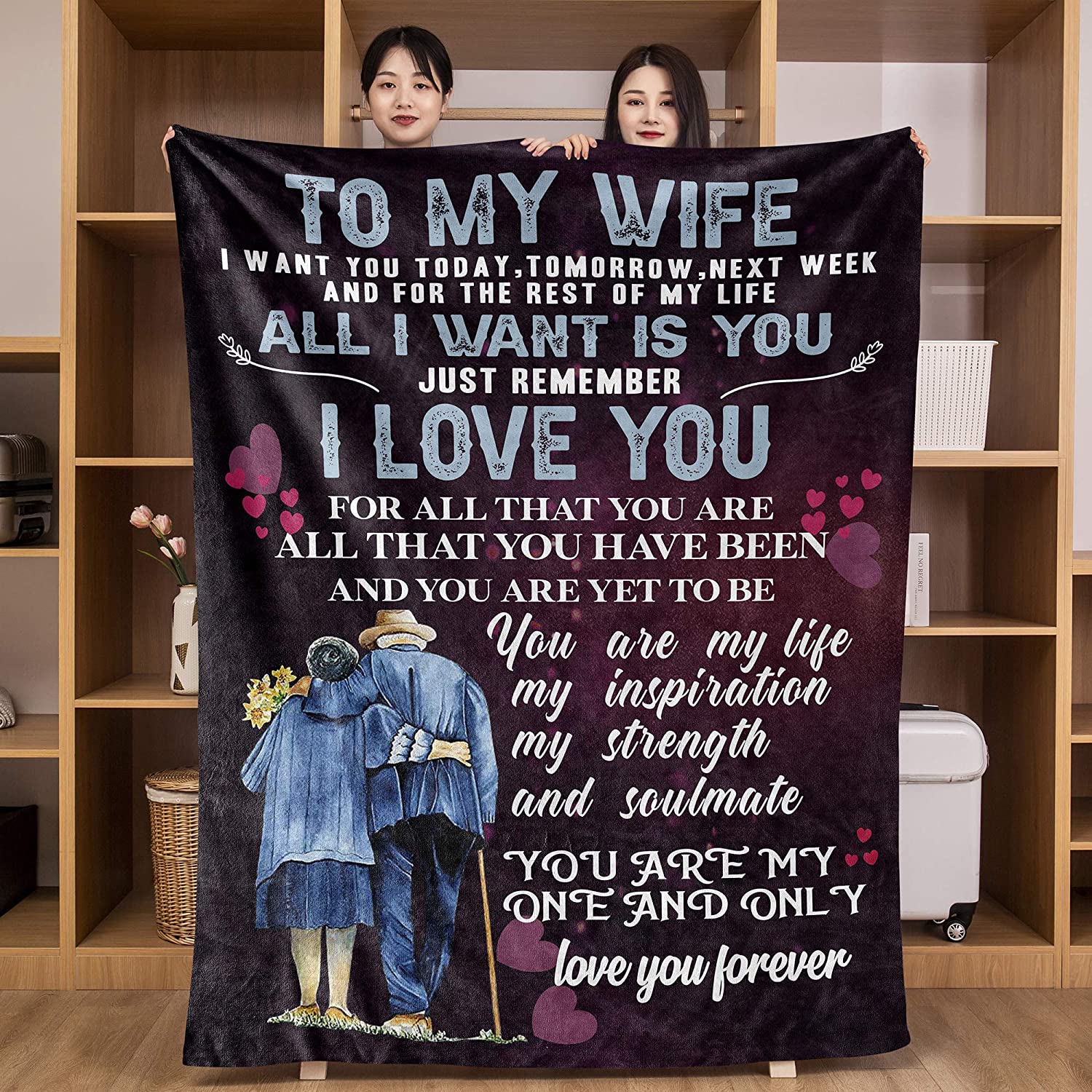 Do mojej mamy koc słonecznikowy dla mamy od córki rzuć koce koc rzuć narzuta na kanapę koce i rzuca koce: To Wife / 125x150cm