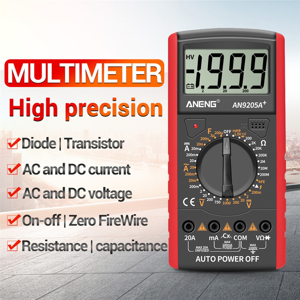 Digital Multimeter Esr Meter Testers Automotive Electrical Dmm Transistor Tester Electrical Peak Tester Meter Capacitance Meter