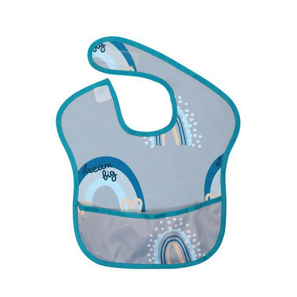 Balleenshiny crianças à prova dwaterproof água macacão pintura do bebê anti-sujo roupas da criança aventais cor raindrops babadores do bebê saliva toalhas: 10