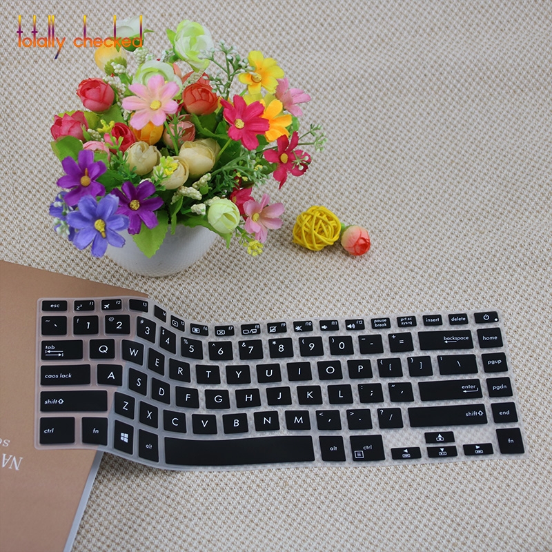 15 pouces Ordinateur Portable Clavier protecteur housse Pour ASUS VivoBook 15 X505 X505ZA X505Z X505BP X505B X510U A505Z A510U 15.6": black
