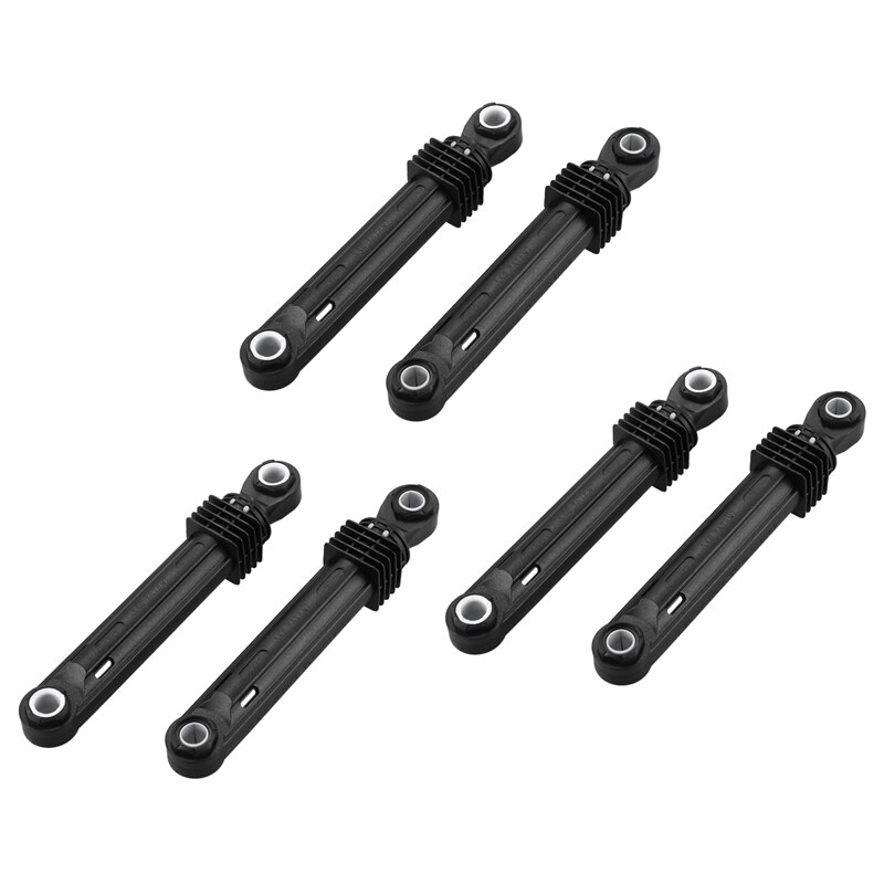 6 Pcs 100N For LG Washing Machine Shock Absorber Washer Front Load Part Black Plastic Shell Home Appliances Accessories