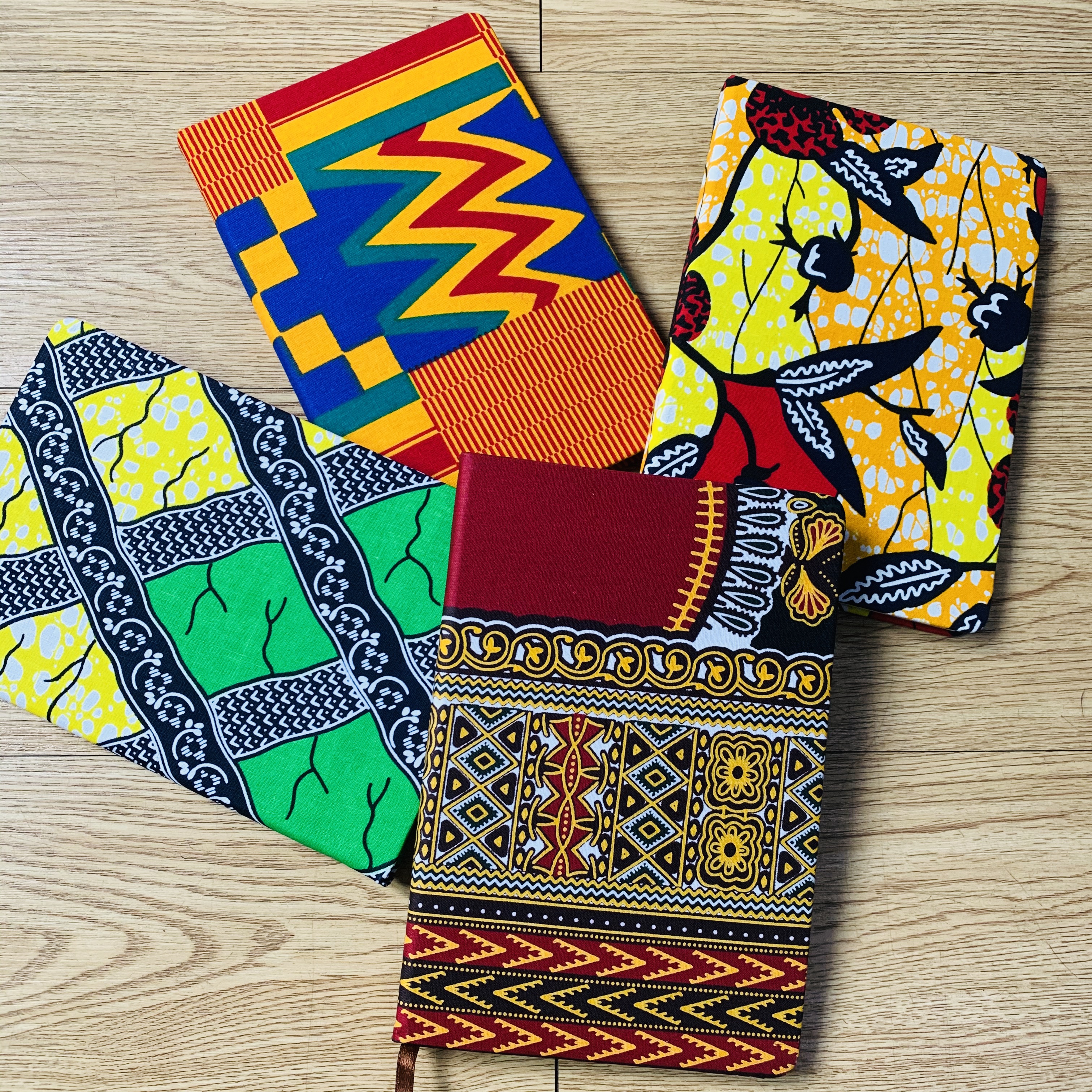 ankara Notebook A5 School Office Hard Cover Yearly Monthly Planning Papers Journal Notebook Daily Mem african accessories