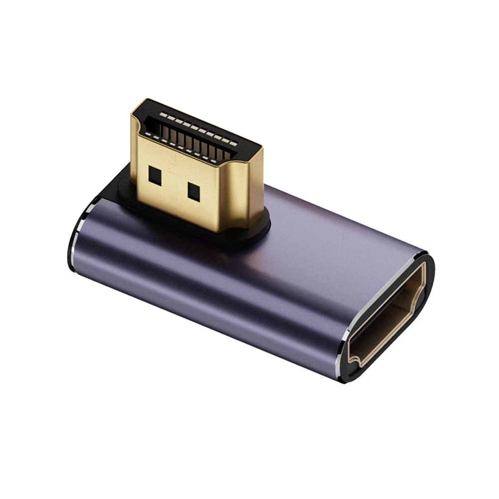 HDMI-compatibele adapter 90 270 graden haakse man-vrouw converter 8K HD-connector Mini / Micro HDMI-compatibele extender