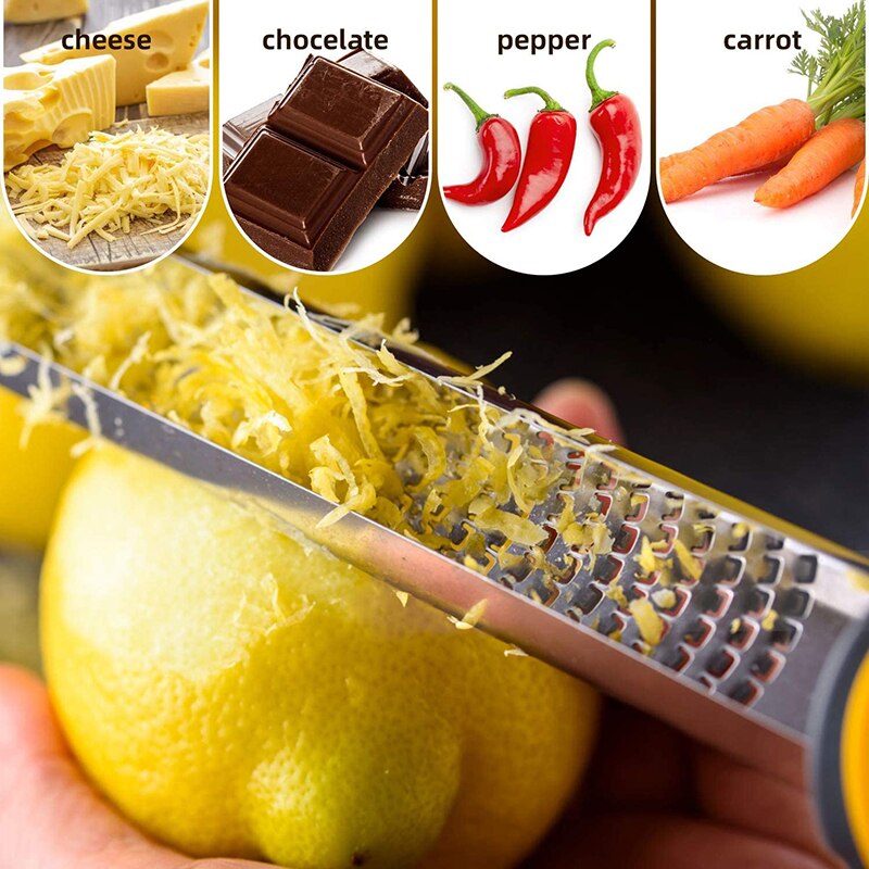Cheese Shredder Grater 304 Stainless Steel Kit Lemon Zester Grater Cheese Board Set Hand Held Kitchen Cooking Tools