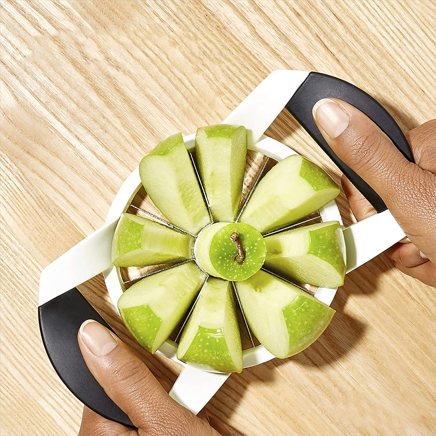 Cortador de 8 cuchillas para manzana, cortador de cuñas de acero inoxidable, cortador de fruta para manzana, Mango, tomates, corte de patatas