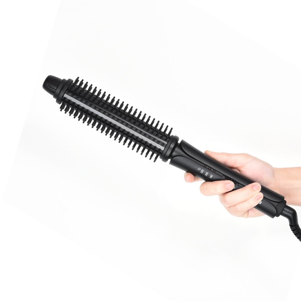 U-kiss brosse Interchangeable et pince Super dur titane enduit plaque chauffante double tension 3 en 1 ionique Styler cheveux bigoudi