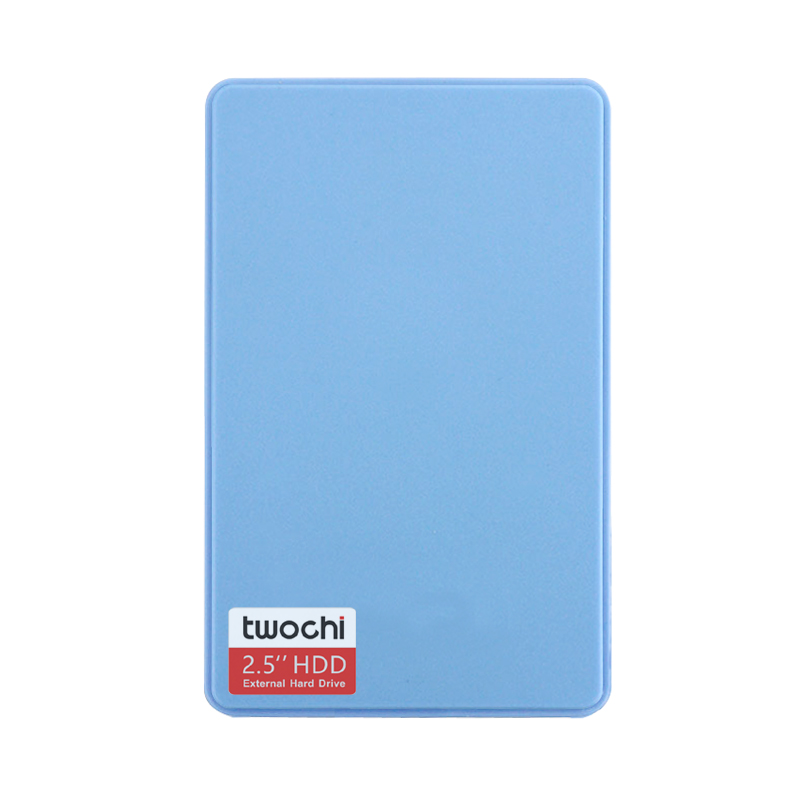 Stijlen Twochi A1 5 Kleur Originele 2.5 ''USB2.0 Externe Harde Schijf 160 Gb Portable Hdd Storage Disk Plug en Spelen Op Verkoop: Blauw