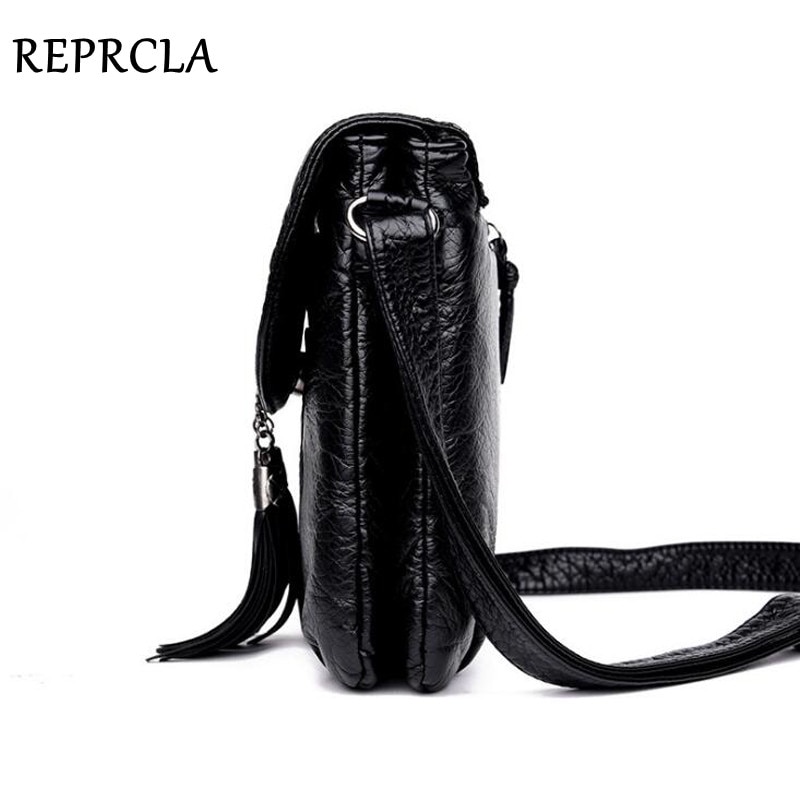 REPRCLA, bolso de hombro de , bolso de cuero suave, bolsos de mensajero para mujer, bolso cruzado de para mujer, Bolsa con solapa para mujer