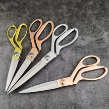 Tijeras profesionales a medida de acero inoxidable, accesorios de costura