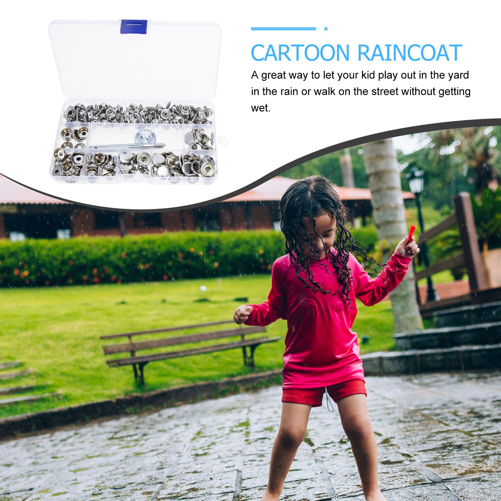 Children Adult Raincoat Collapsible Umbrella Cartoon UFO Raincoat Umbrella