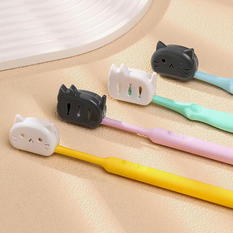 Draagbare Opzetborstel Cover Clips Plastic Stofdichte Hoofd Kiemdichte Protector Caps Reizen Wandelen Camping Badkamer Accessoires