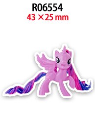 My little pony tecknat mönster plana hartser 30 st/lot tryckta för pyssel dekoration hantverkstillbehör  r0655 r0656 r0657: R06554