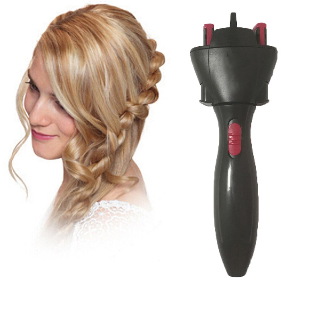 Máquina trenzadora de Cabello eléctrica, dispositivo de tejer, herramienta de estilismo para el Cabello