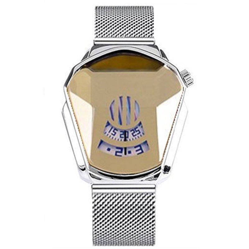 Sports Car Dial Mens Watches Quartz Watch Men Personality Sport Watch Clock Relogio Masculino: Magnet Yellow