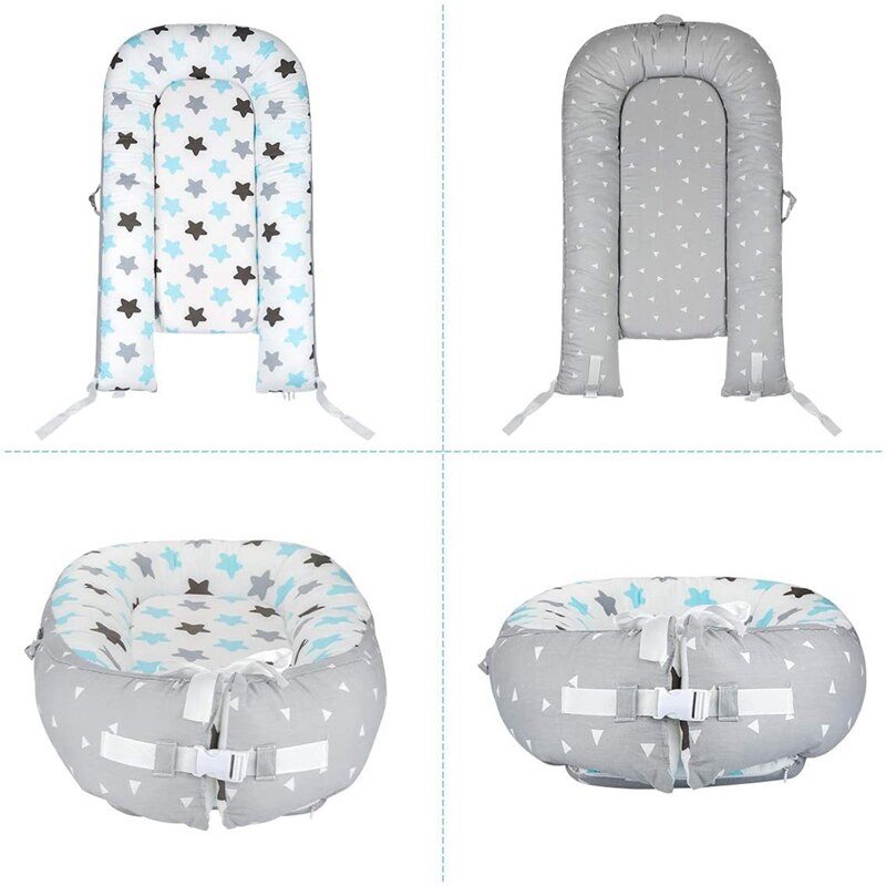 Cotton Baby Uterine Bionic Bed Anti-Pressure Baby Bed Portable Removable and Washable Newborn Bed Bed