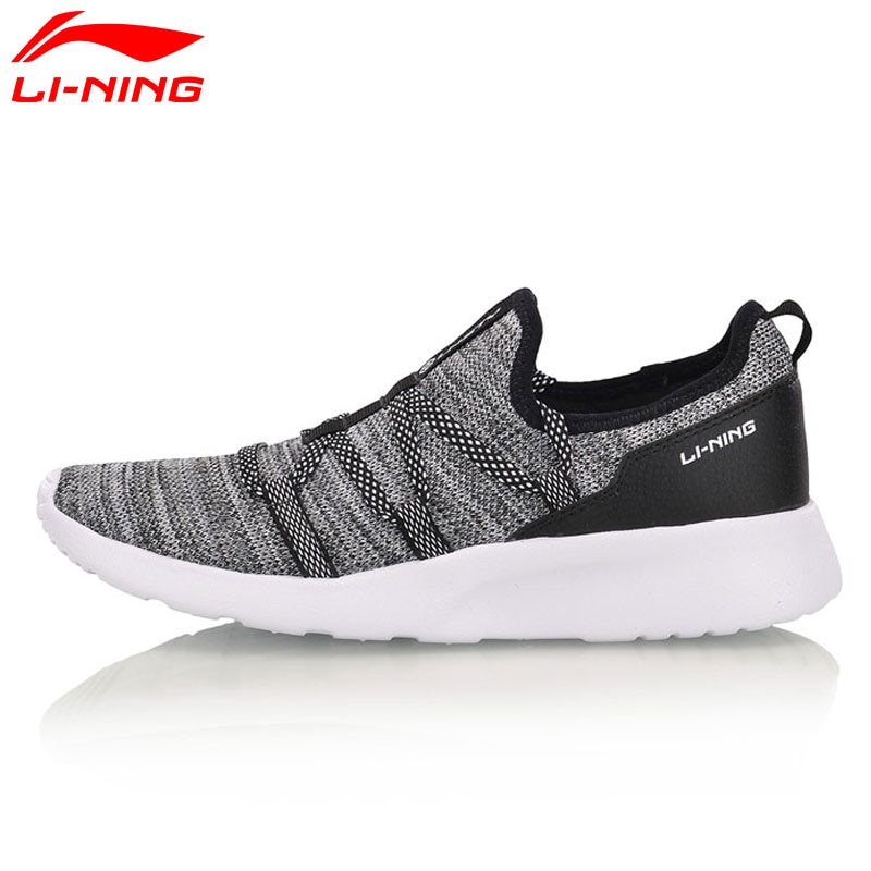 Li-ning kvinders fancy livsstilssko åndbar fitness streetwear lining li ning sportssko sneakers aglm 004 yxb 053