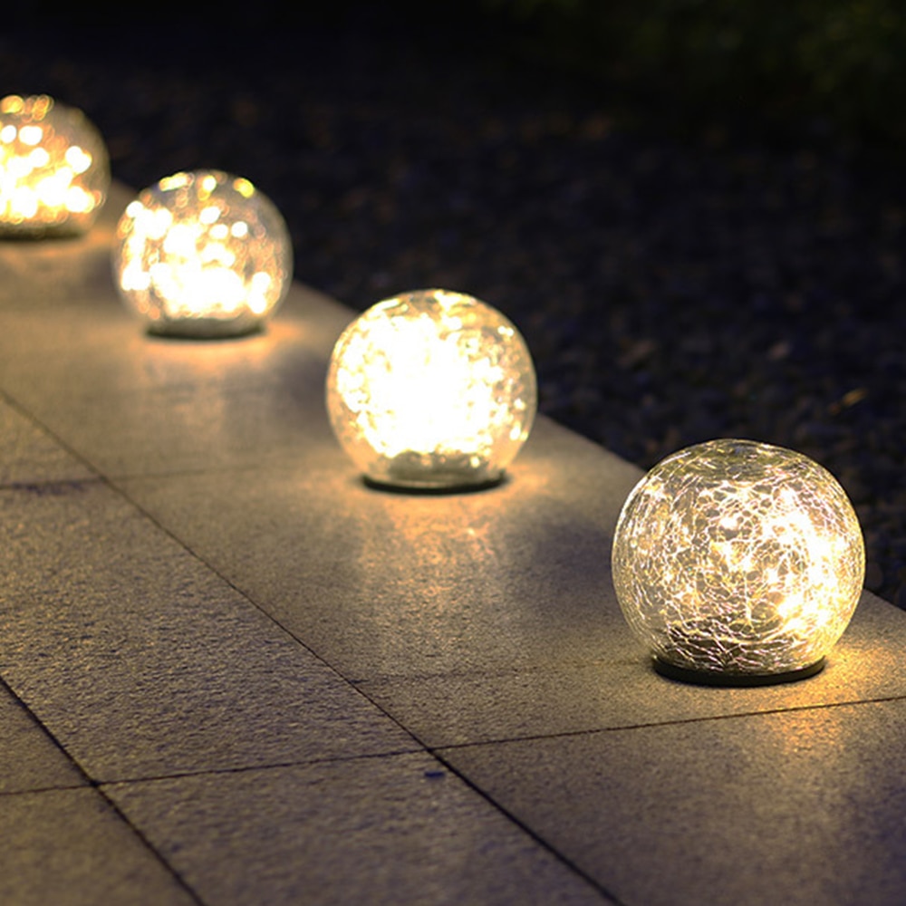 JKIMK Zonneballen en Solarlampen voor Buiten, Waterdicht