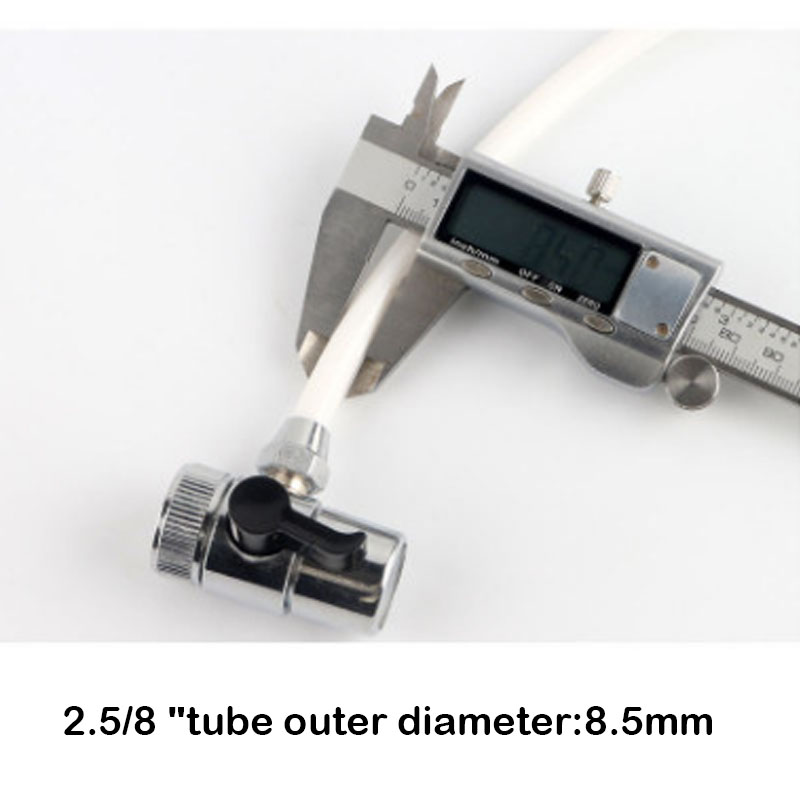 1/4 "2.5/8" 3/8 "Buis Connector Kraan Adapter Single-cut Omschakelklep Water Divider Conversie Kraan keuken Accessoires