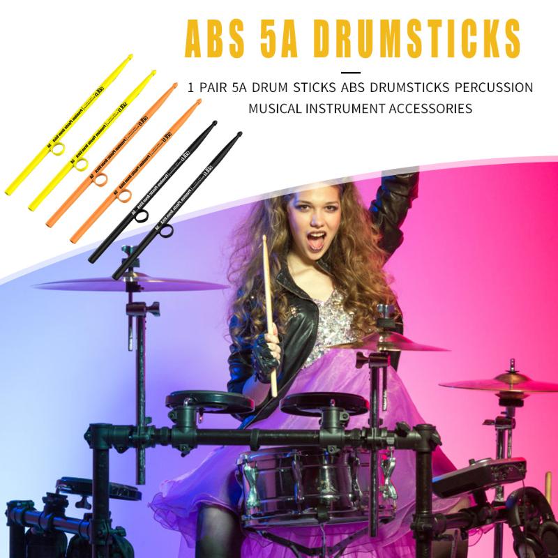 SOLO 1 paire baguettes de batterie ABS 5A pilons/pilon contrôle contrôleur Clips poignée Percussion Instrument de musique pièces accessoires