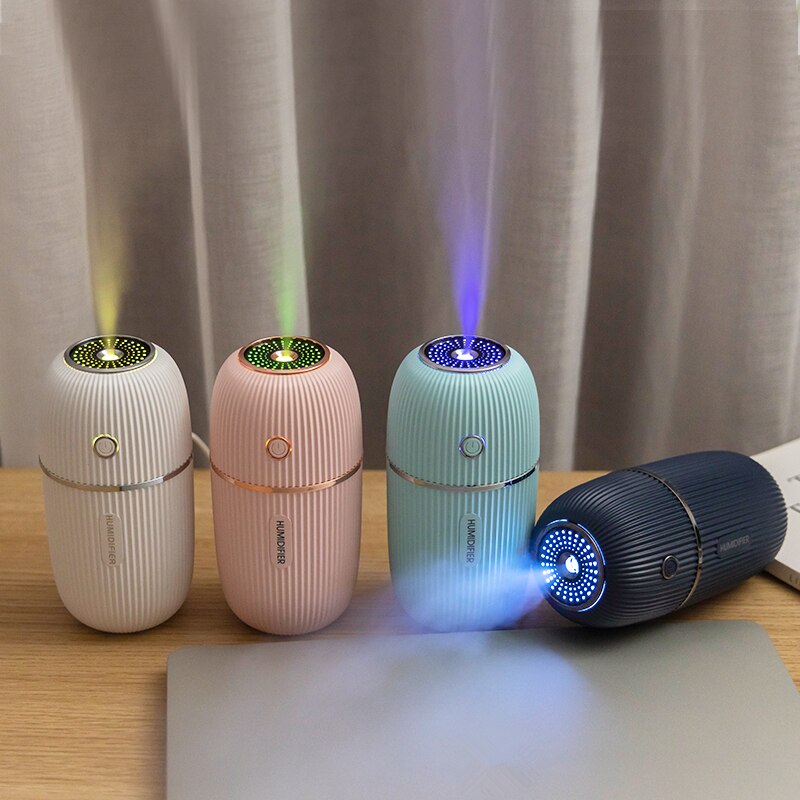 M Luchtbevochtiger 300Ml Ultrasone Usb Aroma Essentiële Olie Diffuser Romantische Kleur Night Lamp Mist Maker Humidificador Draagbare