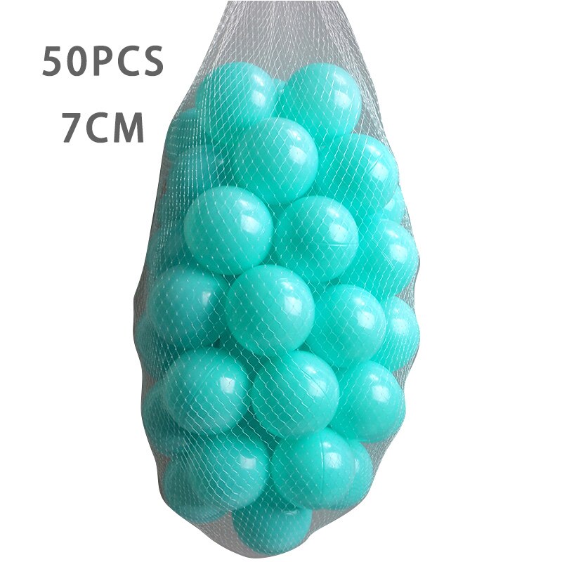 50 Pcs/lot Eco-Friendly Colorful Ball Plastic Ocean Ball Children Funny Toys Baby Kid Swim Pit Toy Water Pool Wave Ball Dia 7CM