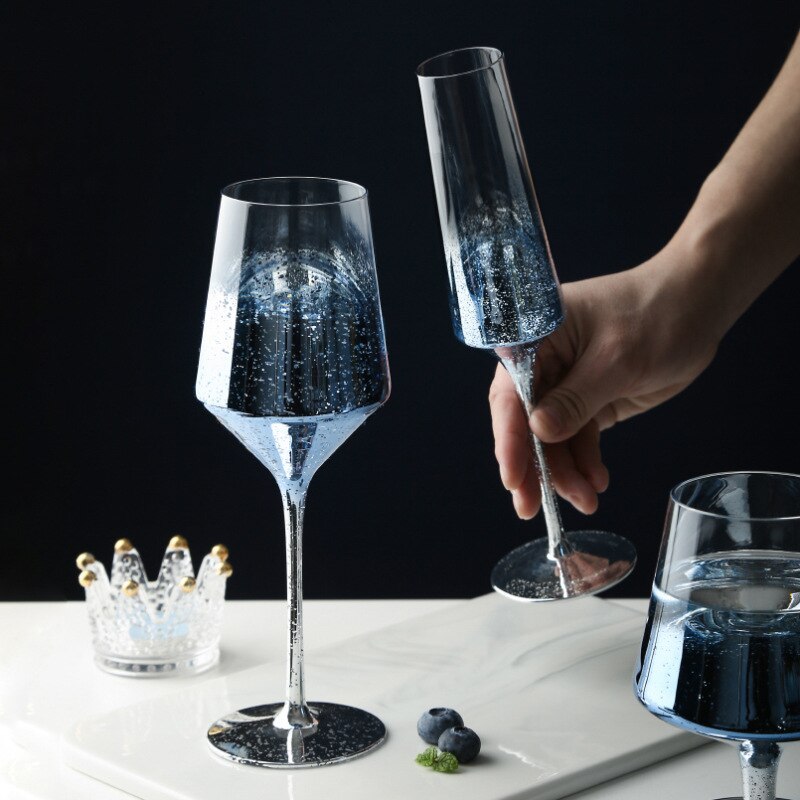 Kleur Sterrenhemel Beker Thuis Kristal Glas Rode Wijn Glas Champagne Glas Cocktail Glas Champagne Glazen Borrelglaasjes Mokken