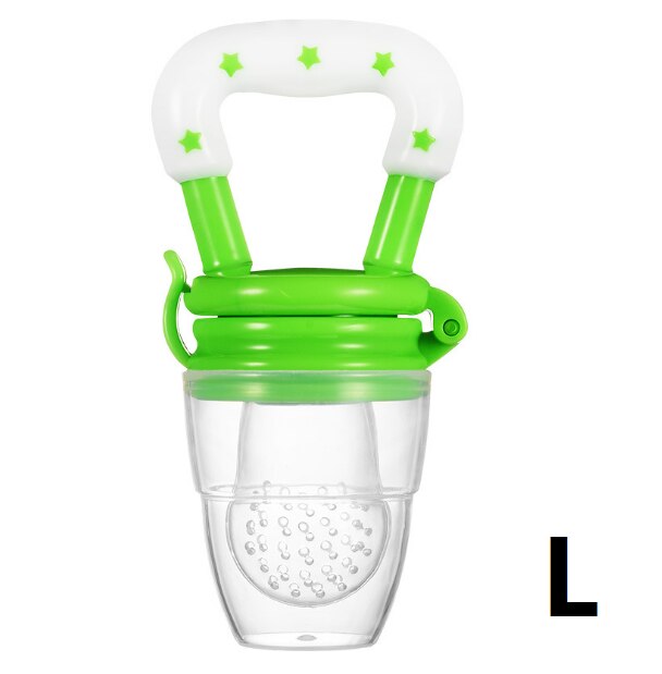 3 Maten 4 Kleur Fruit Tepel Tandjes Baby Tandjes Tepel Veiligheid Baby Speelgoed: Green L