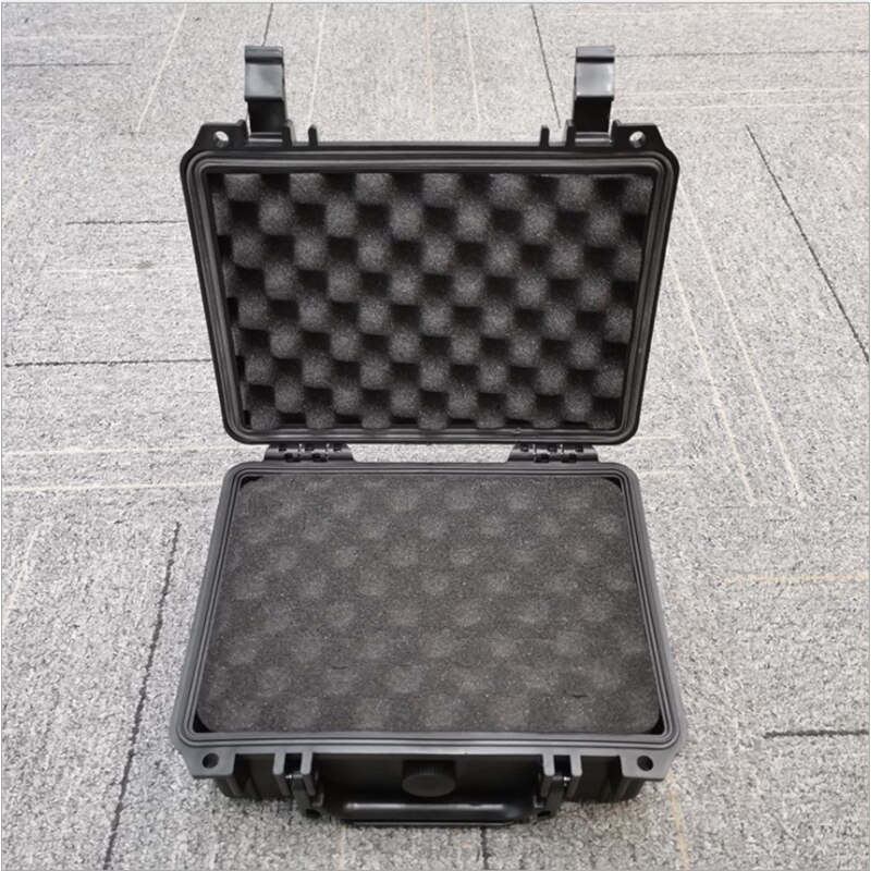 Safety protection box 9-inch waterproof moisture-proof and shockproof plastic toolbox instrument tool case with pre-cuf foam