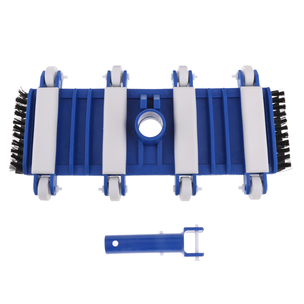 15'' Weighted Flexible Swimming Pool Vacuum Head, Swivel, Plastic Pole Handle