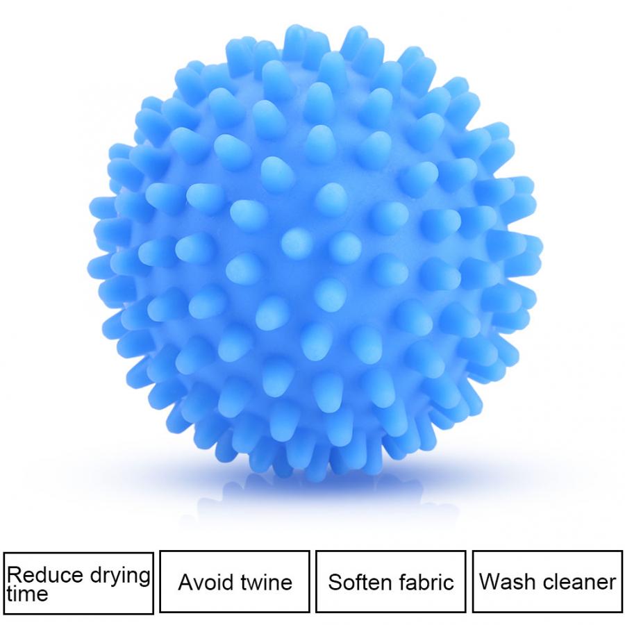 4Pcs Laundry Ball PVC Dryer Balls Reusable Clean Tools Laundry Drying Fabric Softener Ball Dry Washing Accessories