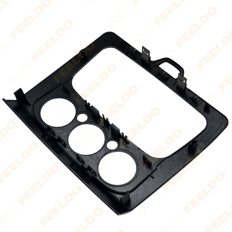 FEELDO Car Radio Stereo DVD Frame Fascia Dash Panel For Ford Focus MK2(05~07) into MK2.5(09~13) Stereo Conversion #HQ3091