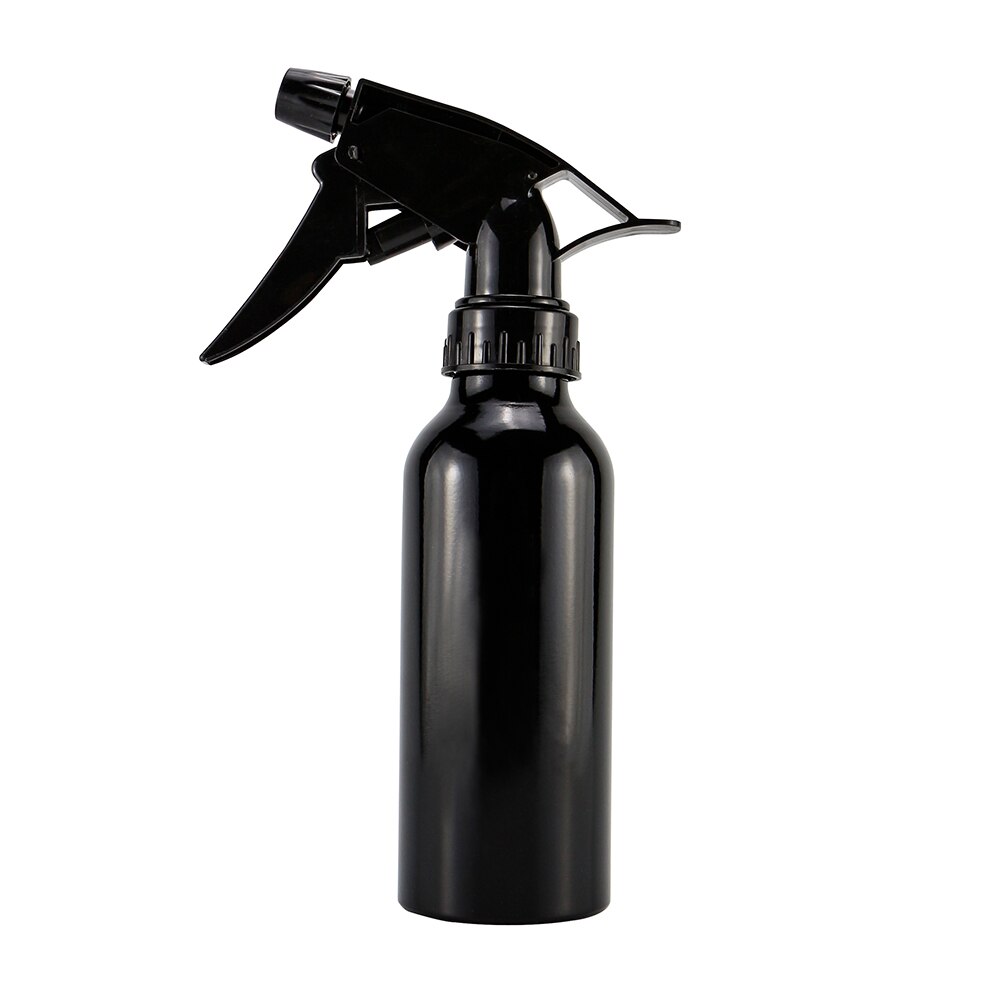 Pulvérisateur d'eau en aluminium pour Salon de coiffure, bouteille vide de 500ML, rechargeable, outils de pulvérisation pour coiffeur: 200ML-Black